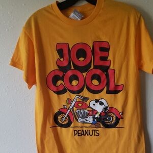 Peanuts Joe Cool Yellow and Red Kids Tee